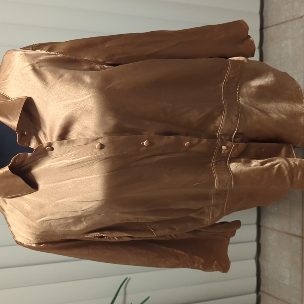 Gold blouse